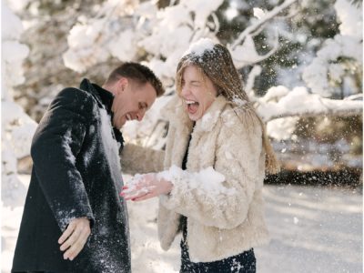 Winter Engagement Session - Cottonwood Country Club